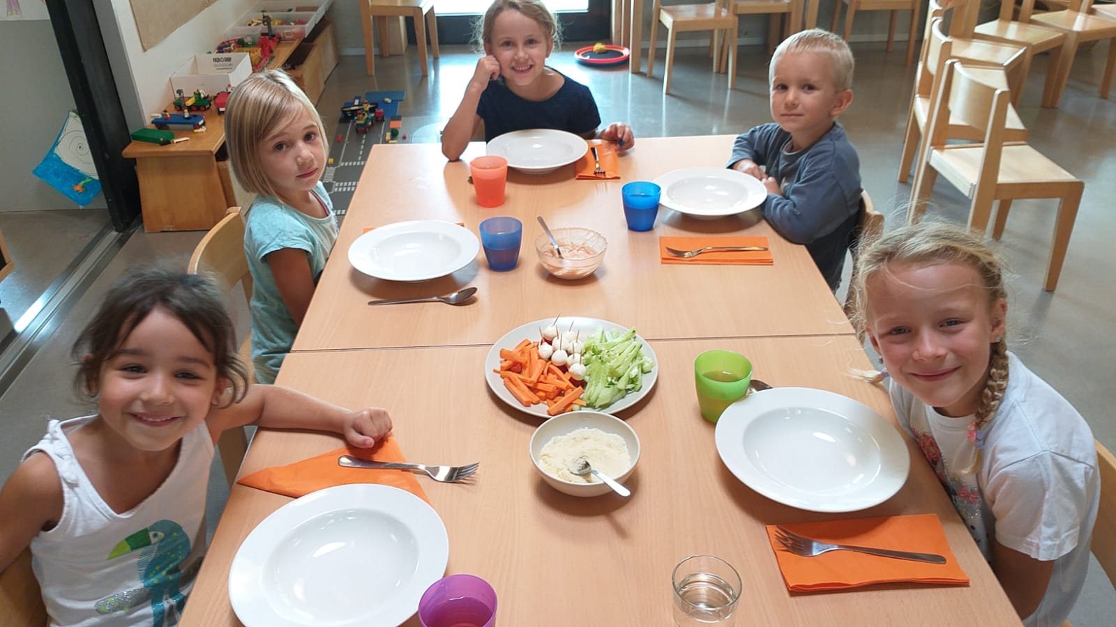 Kochen im Kindergarten - Martin Haffter Schule